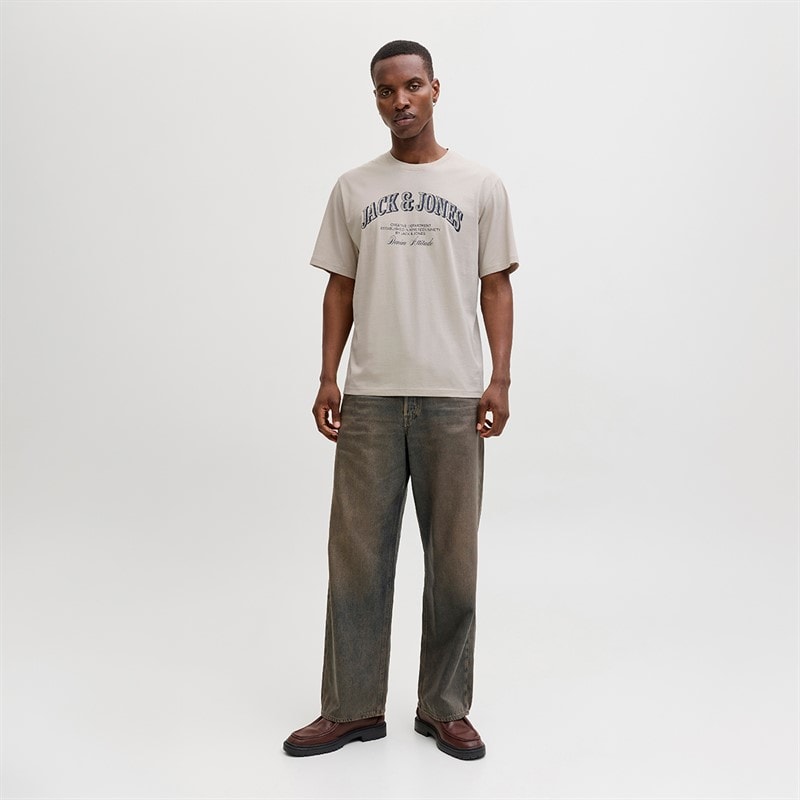 Mens Denver Graphic T-Shirt Moonbeam - Image 2