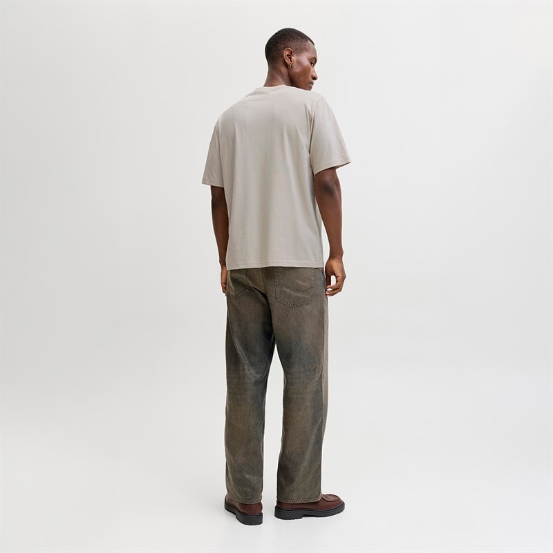 Mens Denver Graphic T-Shirt Moonbeam - Image 3