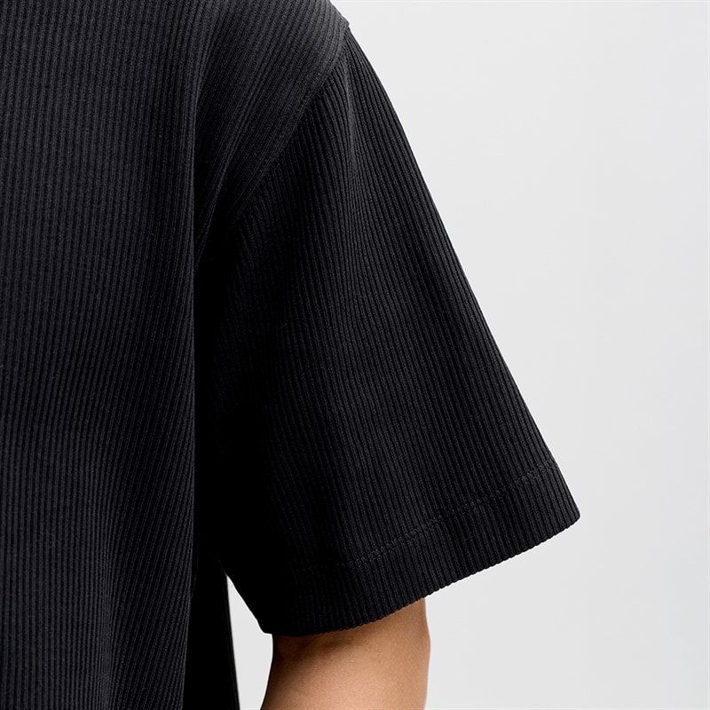 Mens Harrison Structure T-Shirt Black - Image 2