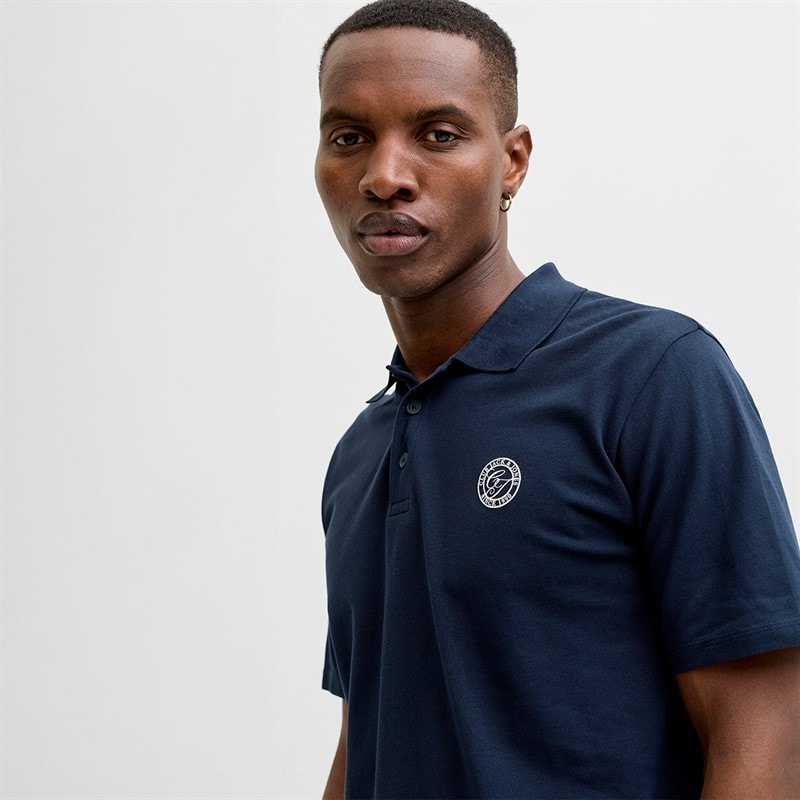 Mens Alliance Polo Shirt Navy Blazer - Image 2