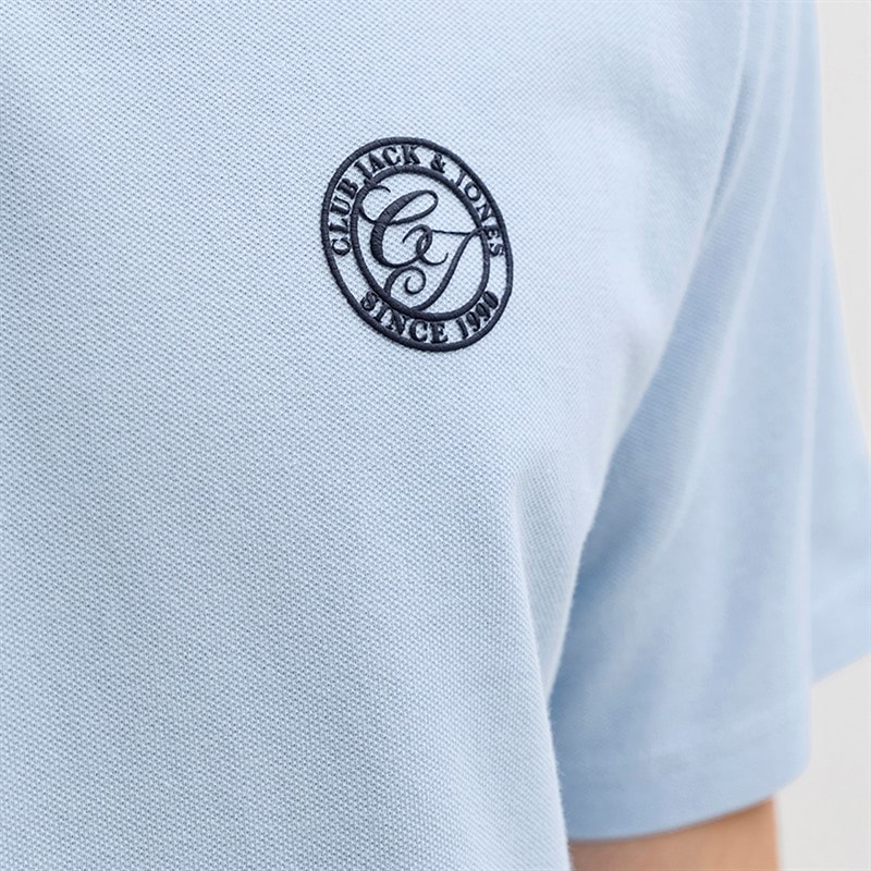 Mens Alliance Polo Shirt Celestial Blue - Image 2