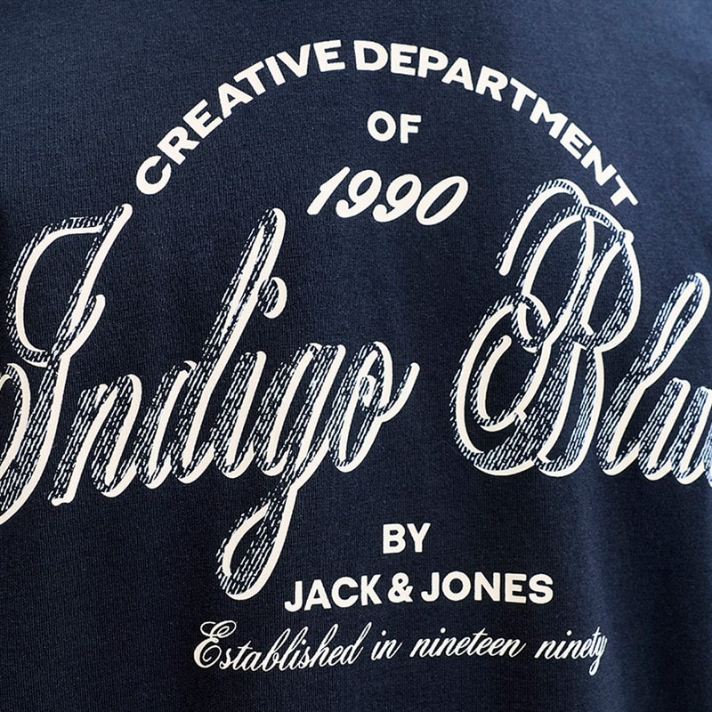 Mens Denver Graphic T-Shirt Navy Blazer - Image 2