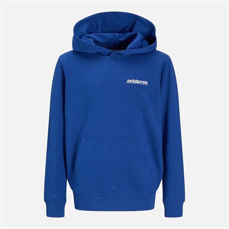 Boys Union Print Hoodie Beaucoup Blue - Image 1