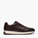 Mens Radwell Tie Trainers Brown Leather