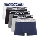 Mens Portland Five Pack Boxer Trunks Black/Grey/Navy/Charcoal/White