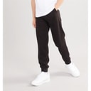 Boys Slim Fit Cuffed Fleece Jog Pants Black