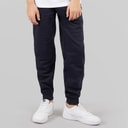 Boys Slim Fit Cuffed Fleece Jog Pants Navy