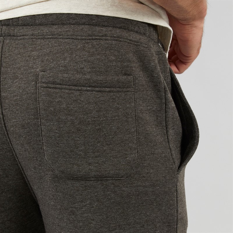 Mens Open Hem Joggers Charcoal Marl - Image 3