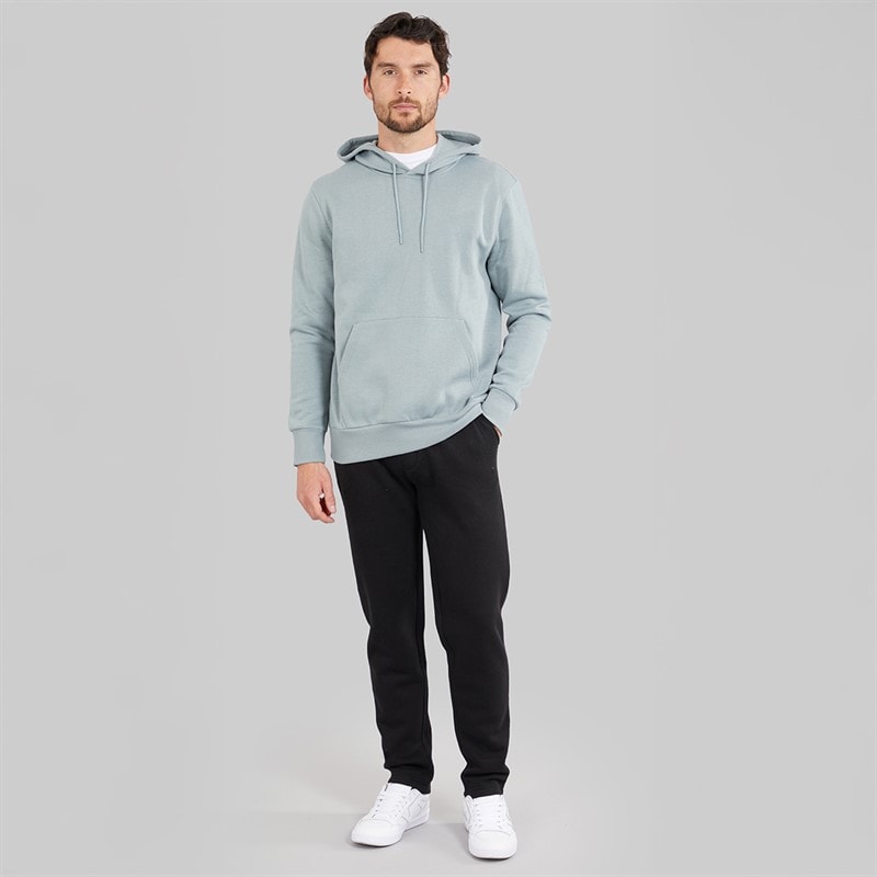 Mens Open Hem Joggers Black - Image 3