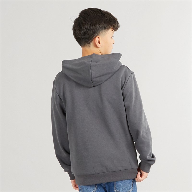 Boys Skull Hoodie Grey - Image 2