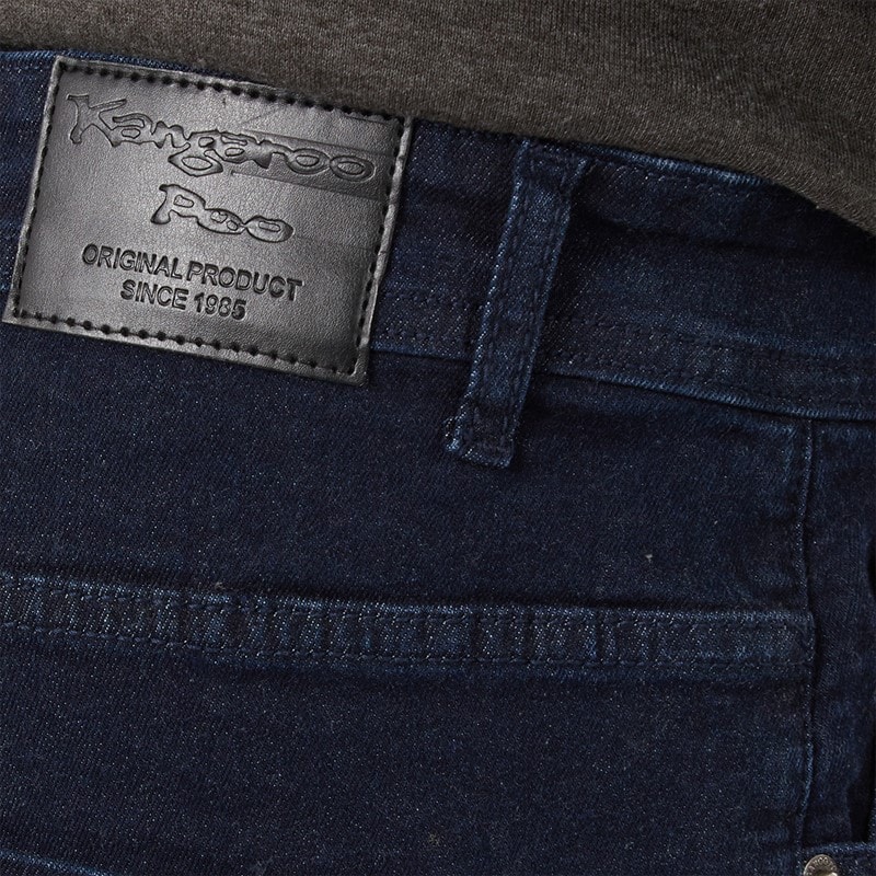 Mens Straight Fit Denim Jeans Blue Black - Image 3
