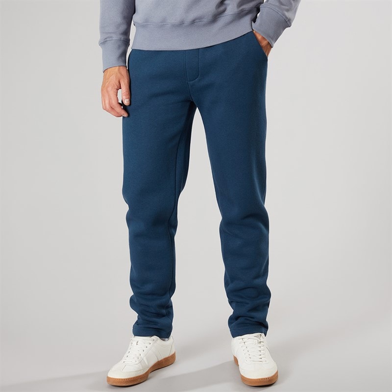 Mens Three Pack Open Hem Joggers Denim Blue/Khaki/Magnet - Image 2