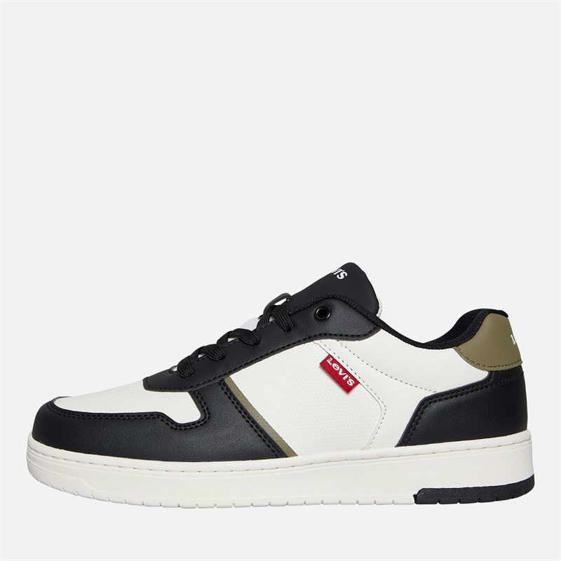 Levi's Junior Kick Sneakers Off White/Black 2933