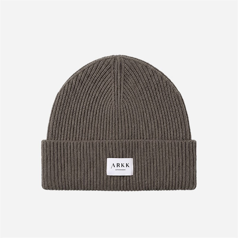 ARKK Copenhagen Signature Cuffed Beanie Dark Grey