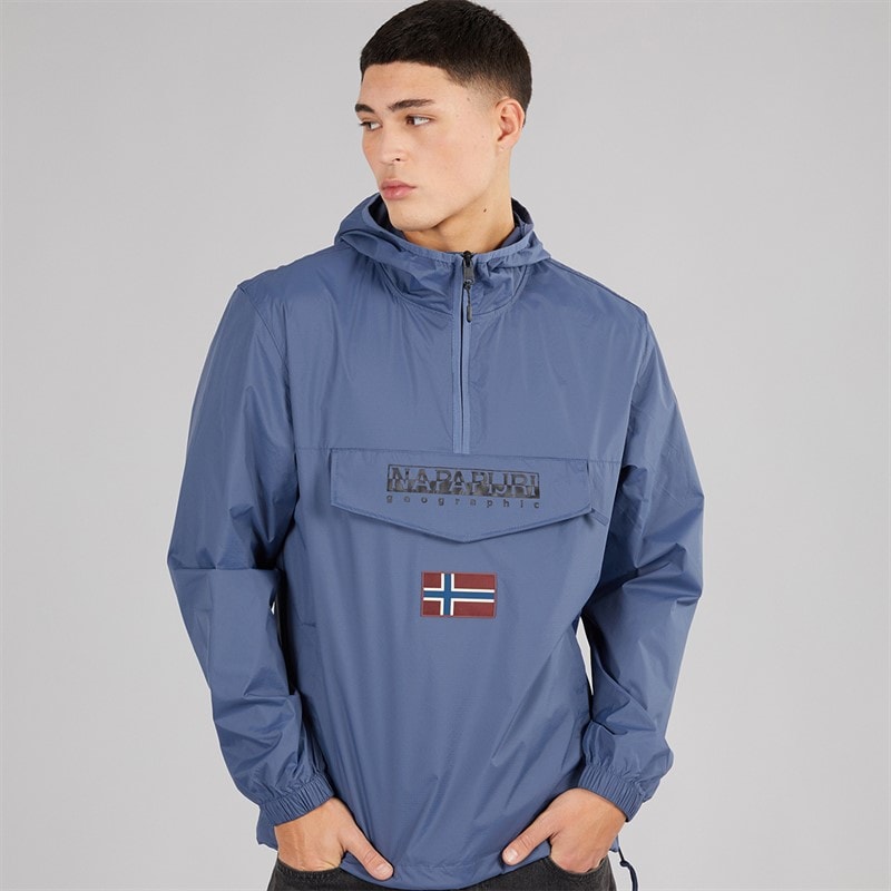 Mens Arper Lite Anorak Blue Infinity - Image 3