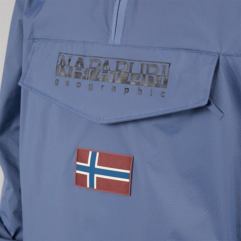 Mens Arper Lite Anorak Blue Infinity - Image 5