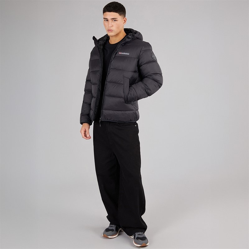 Mens Anders 2 Puffer Jacket Black - Image 4