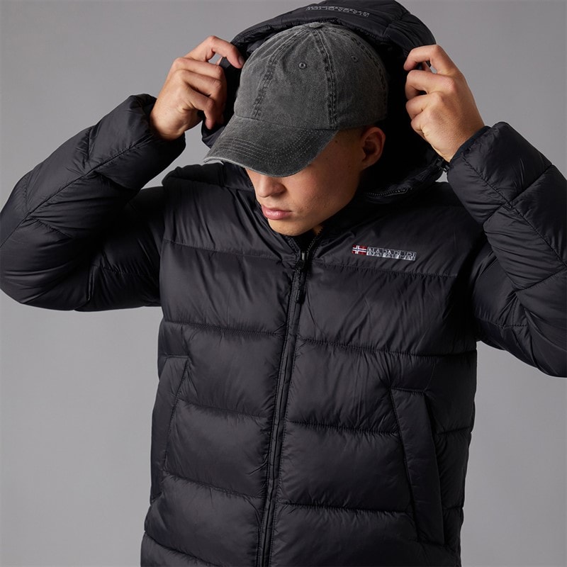 Mens Anders 2 Puffer Jacket Black - Image 5