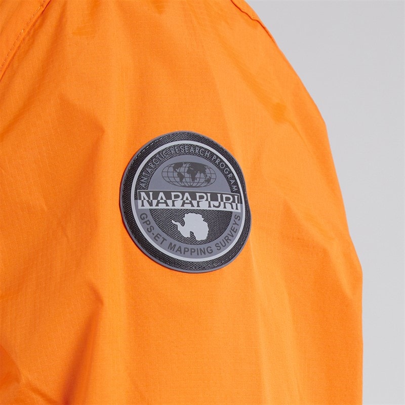 Mens Arper Lite Anorak Orange Pumpkin - Image 5