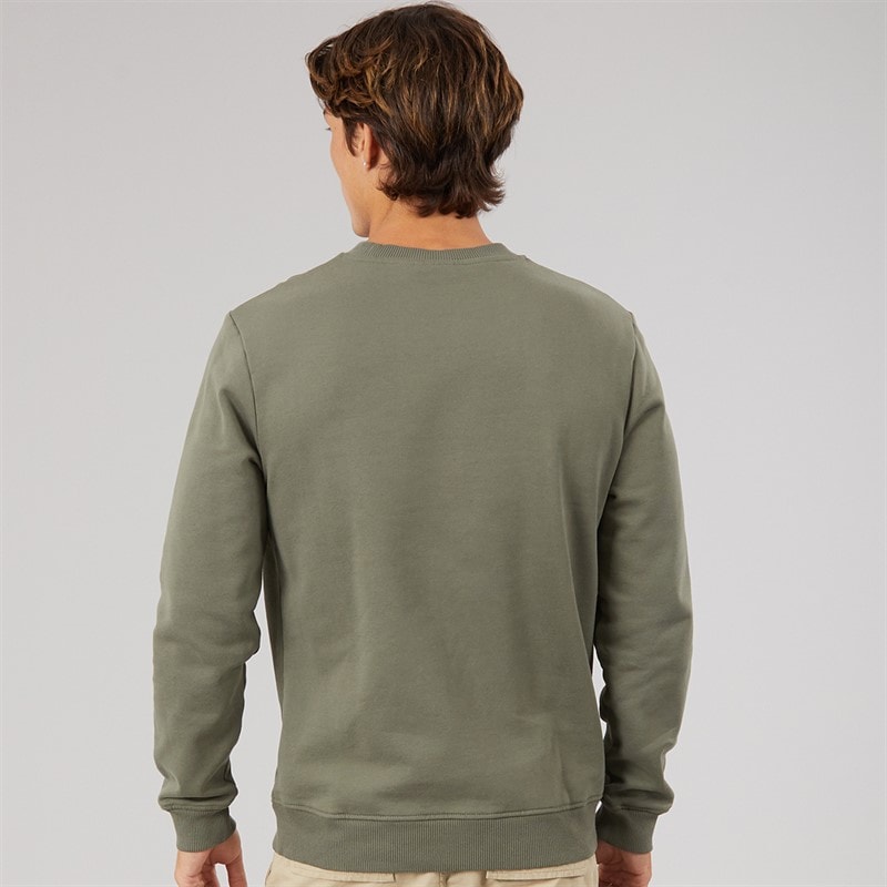 Mens Balis Crew Sweatshirt Tea Leaf - Image 2