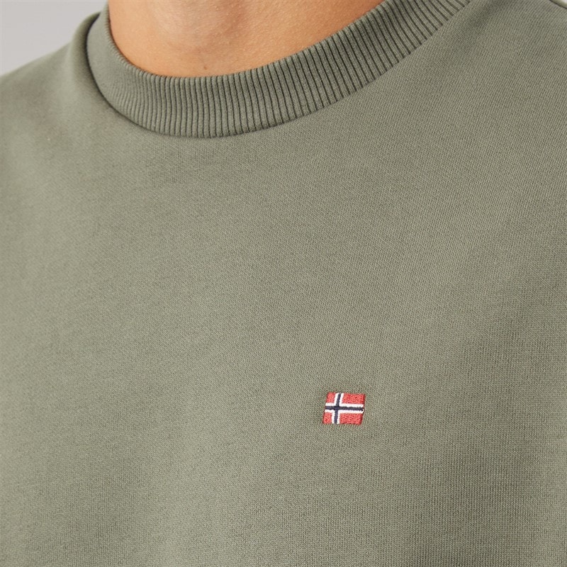 Mens Balis Crew Sweatshirt Tea Leaf - Image 3