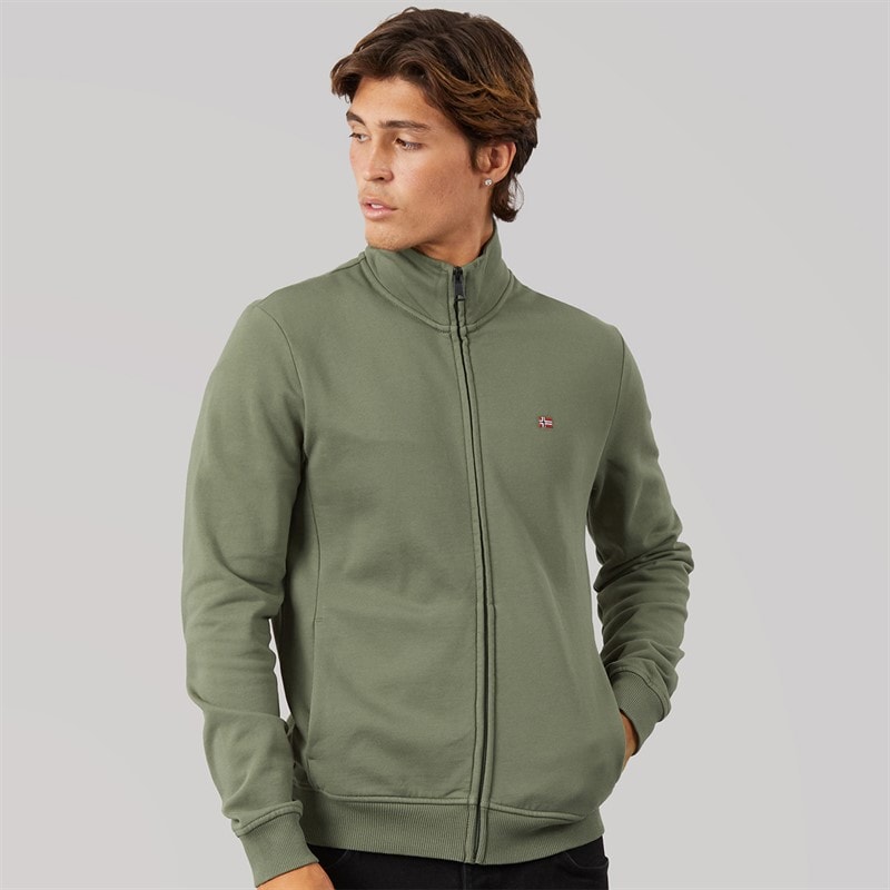 Mens Balis Full Zip Hoodie Tea Leaf - Image 3