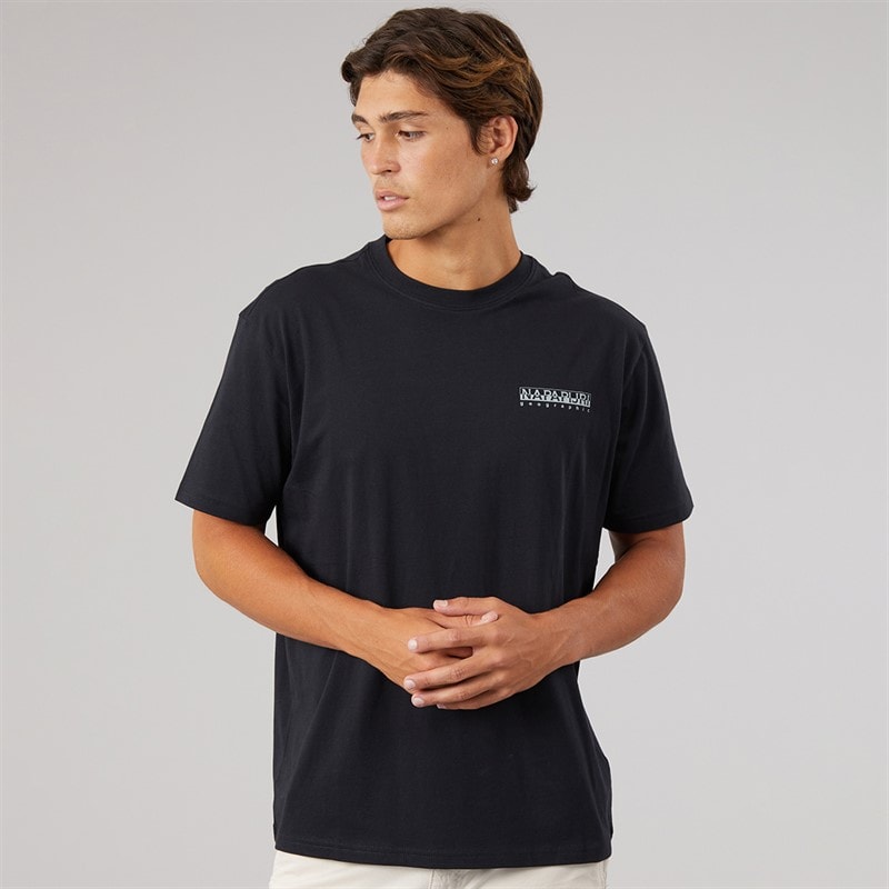 Mens Aspect T-Shirt Black - Image 2