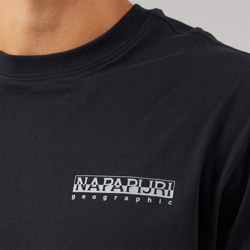 Mens Aspect T-Shirt Black - Image 5