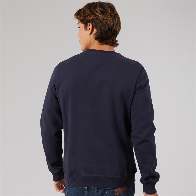 Mens Balis Crew Sweatshirt Blue Marine - Image 2