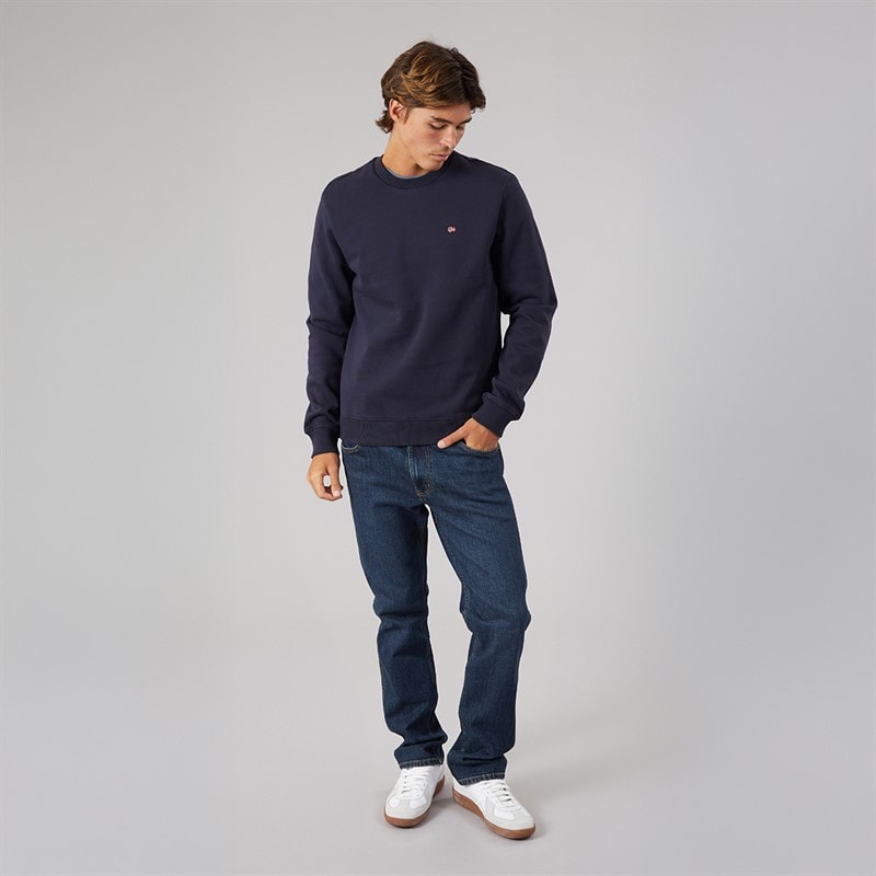 Mens Balis Crew Sweatshirt Blue Marine - Image 4