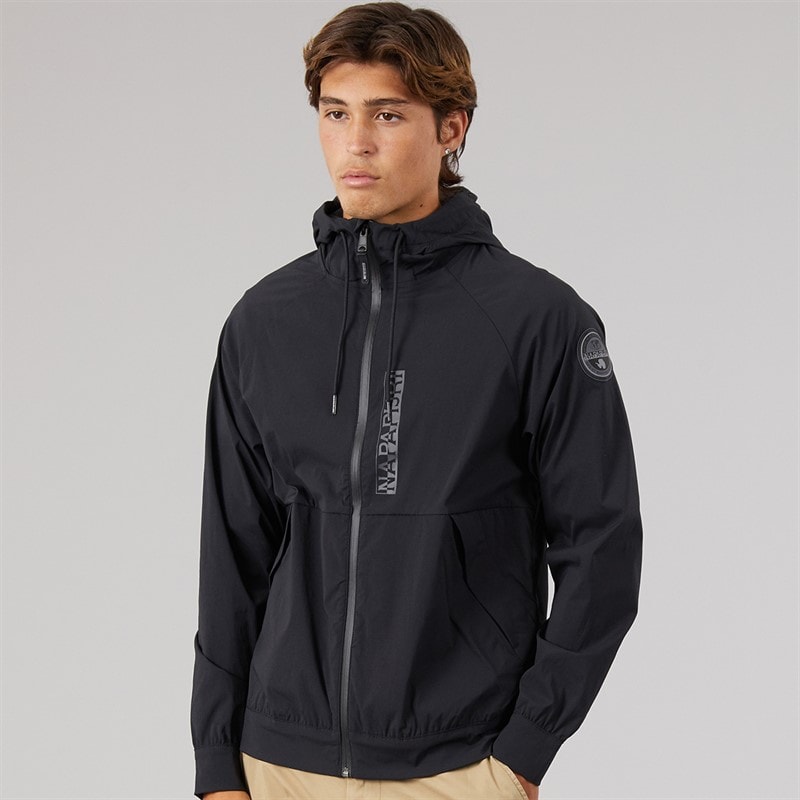 Mens Lockroy Full Zip Jacket Black Beauty - Image 3