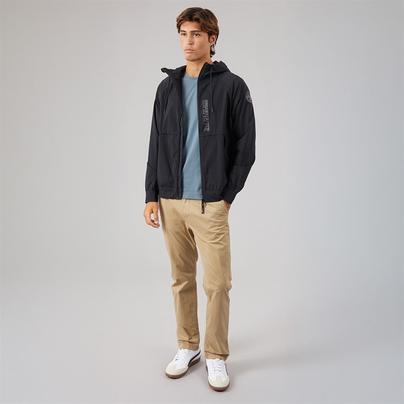 Mens Lockroy Full Zip Jacket Black Beauty - Image 4