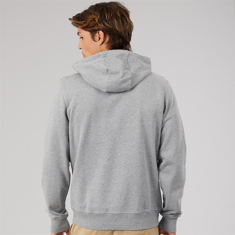 Mens Balis Hoodie Medium Grey Melange - Image 2