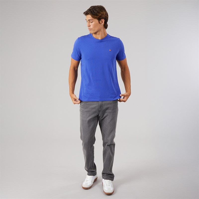 Mens Salis T-Shirt Royal Blue - Image 4