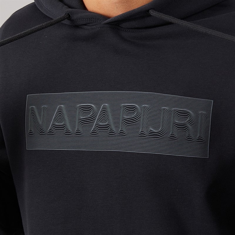 Mens Sondrio Hoodie Black Beauty - Image 3