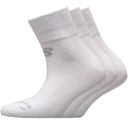 Three Pack Quarter Socks White
