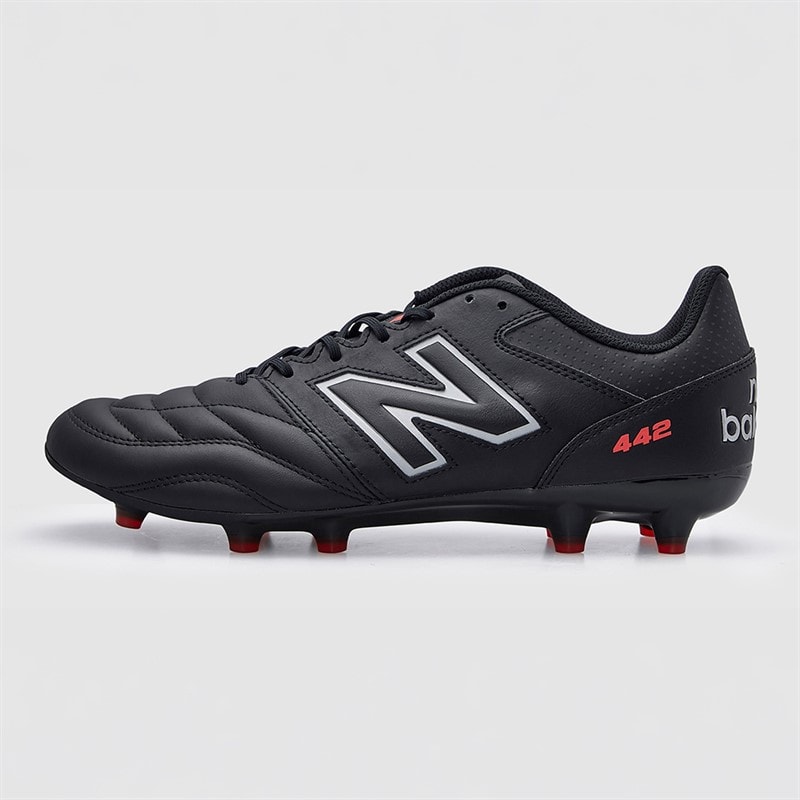442 V2 Team FG Firm Ground Football Boots Black/Silver/Red - Image 2