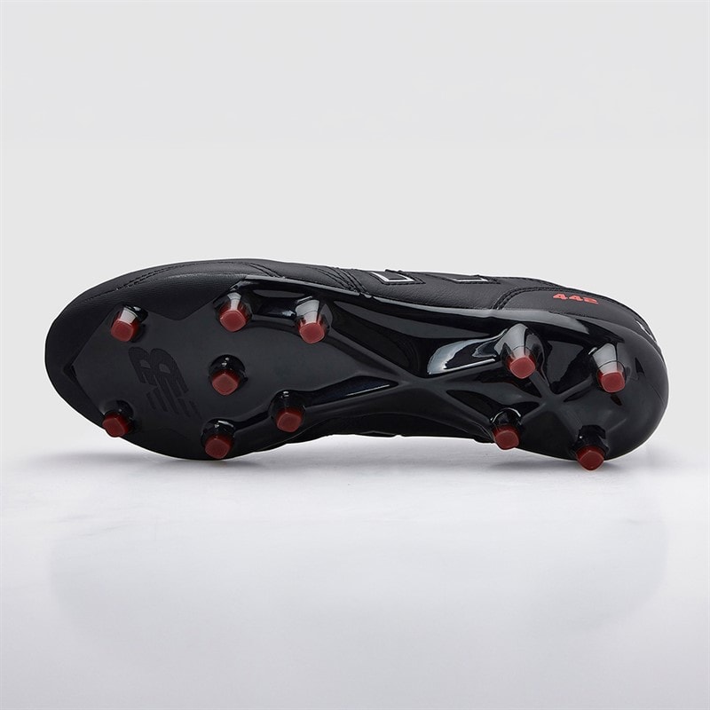 442 V2 Team FG Firm Ground Football Boots Black/Silver/Red - Image 3