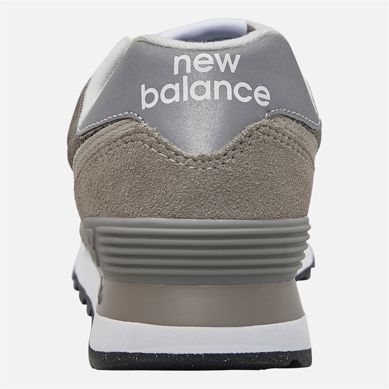 Womens 574 Core Trainers Grey/White/Silver - Image 3