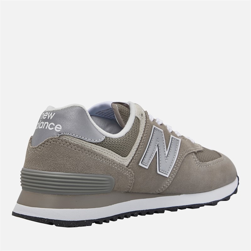 Womens 574 Core Trainers Grey/White/Silver - Image 5