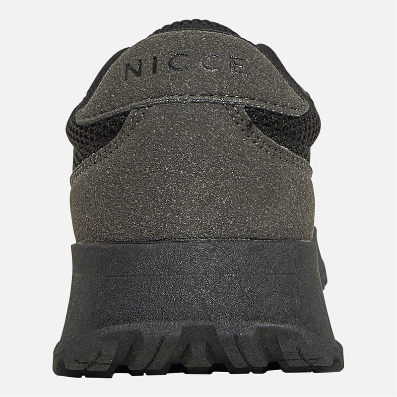 Junior Boys Dalston Trainers Black/Grey - Image 3