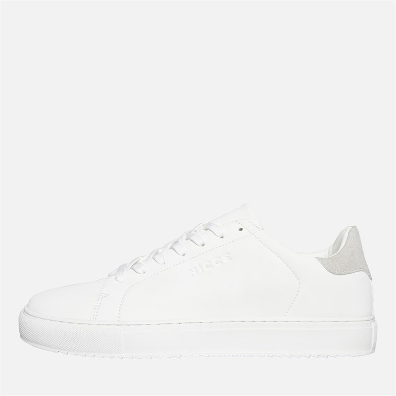 Mens Torces Trainers White/Grey - Image 1