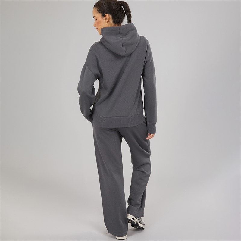Womens Hearthia Hoodie And Wide Leg Joggers Set Asphalt - Image 2