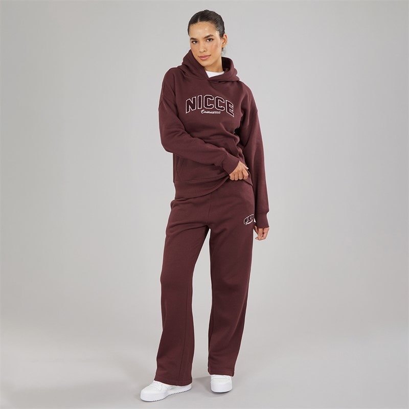 Womens Hearthia Hoodie And Wide Leg Joggers Set Cocoa Rouge - Image 4