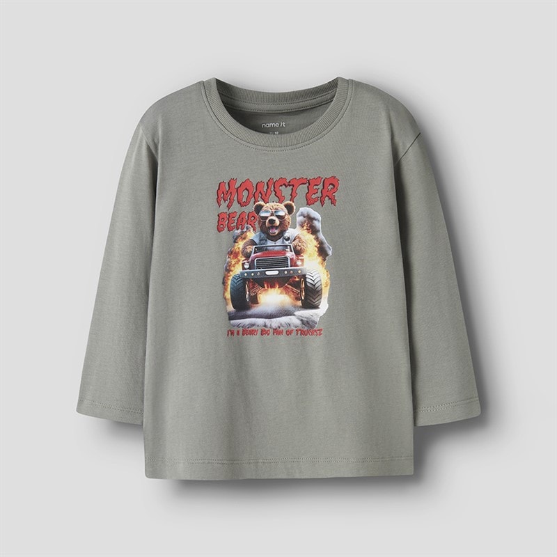 Name It Boys Voto Long Sleeve Top Shadow