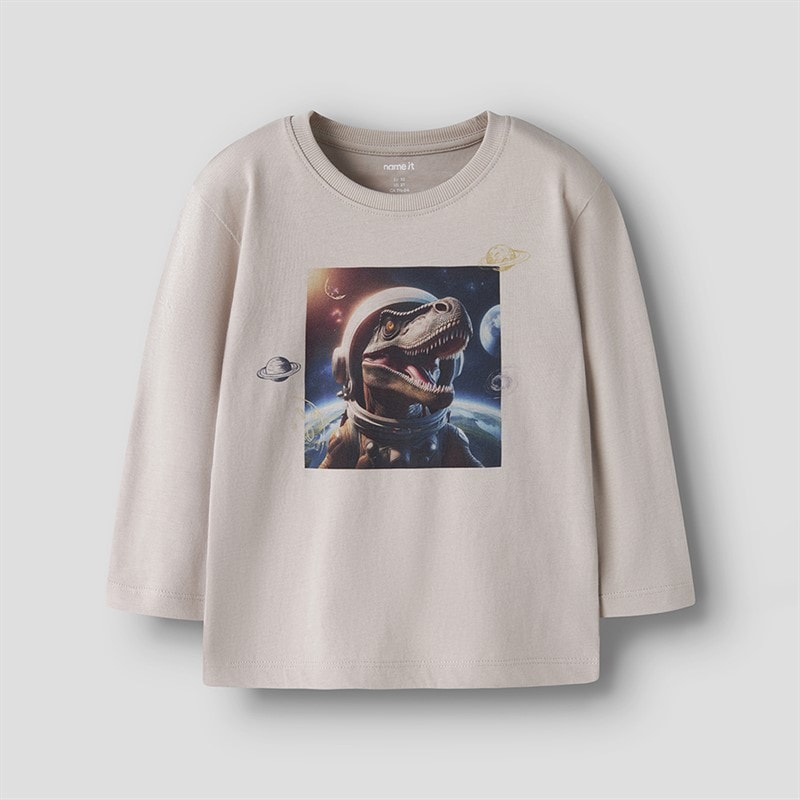 Name It Boys Voto Long Sleeve Top Chateau Gray