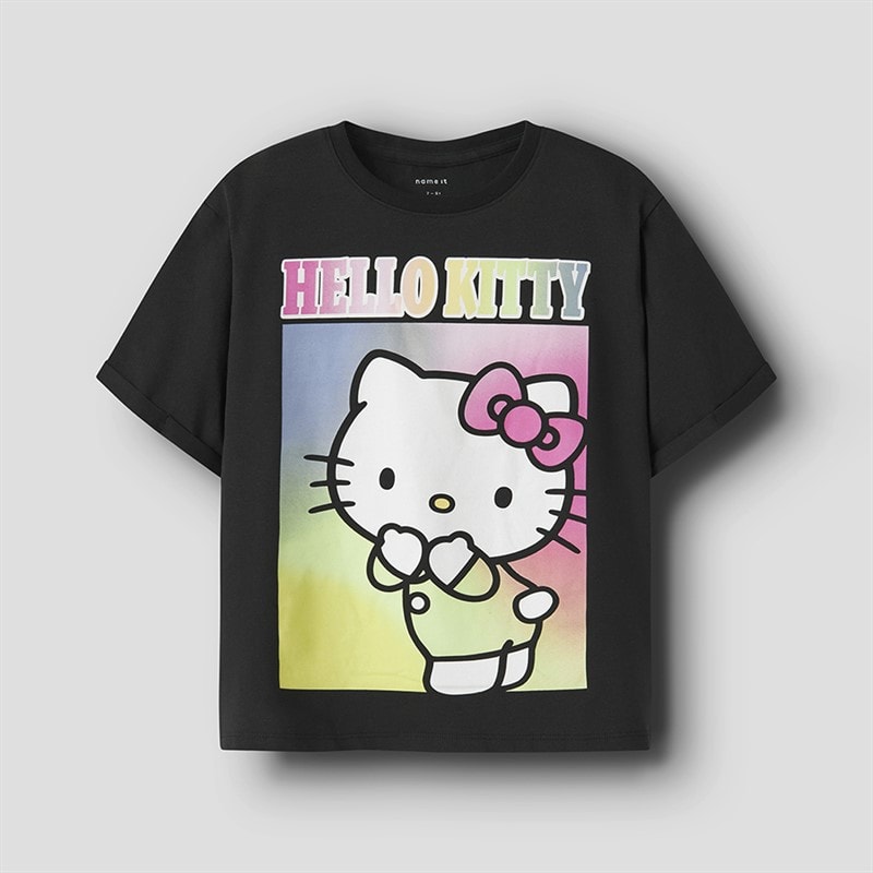 Name It Girls Hello Kitty T-Shirt Black