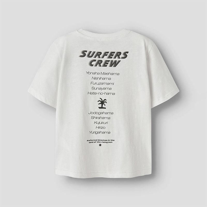 Name It Boys Juno Boxy T-Shirt Bright White