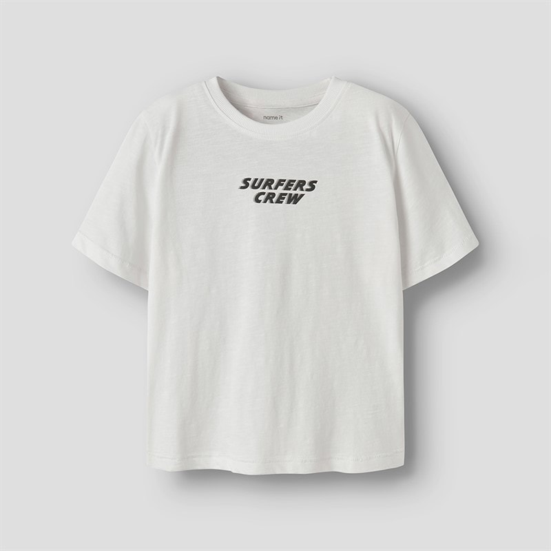 Boys Juno Boxy T-Shirt Bright White - Image 2
