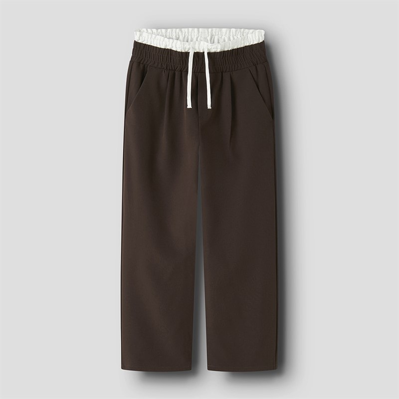 Name It Girls Jetta Trousers Seal Brown